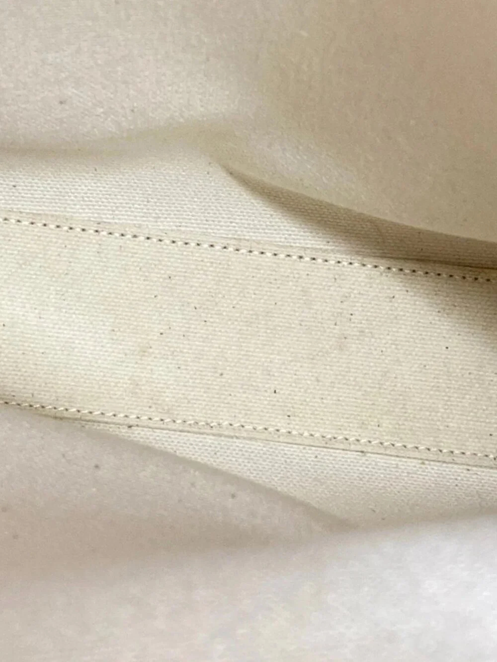 CELINE Small Vertical CELINE Cabas Cream Brown Canvas Leather Tote Bag